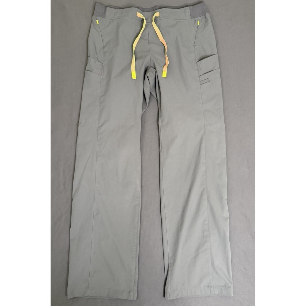 Medelita Delta Scrub Pant Womens Size Large Grey Nurse RN Medical Hospital